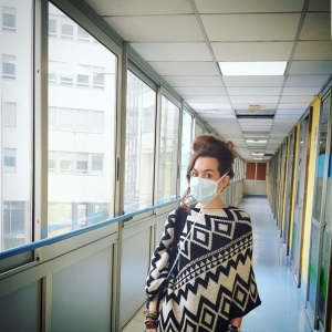 Sara in ospedale