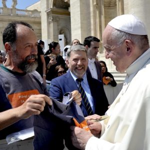 Paolo Previato incontra Papa Francesco